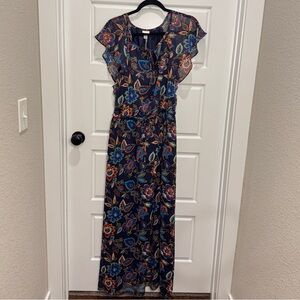 NWT A New Day Short Sleeve Floral  Maxi Dress Size M Orig $30